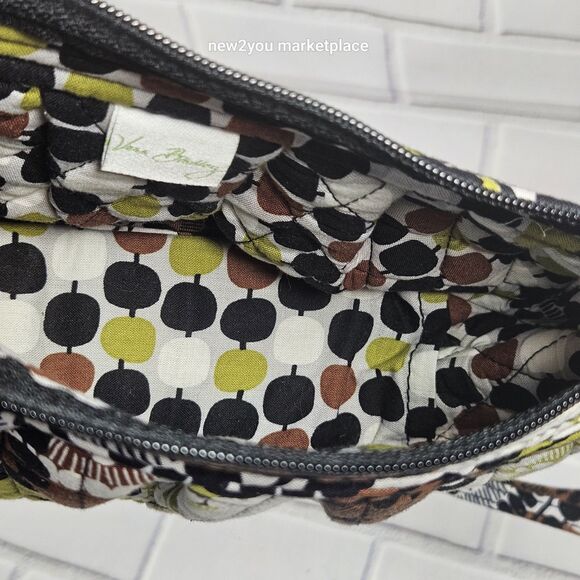 2 Vera Bradley Cocoa Moss Crossbody Shoulder Bag Floral Paisley w/ Frannie purse - Picture 15 of 16